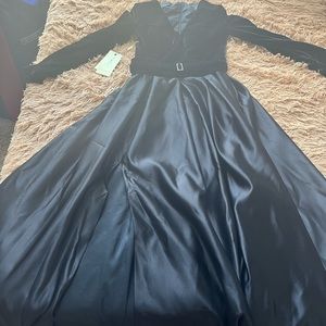 Long Sleeve Ball Gown